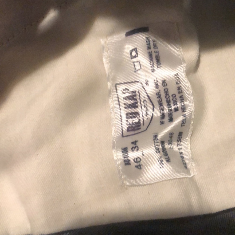 Red lap men’s denim bib overall. - Picture 6 of 7